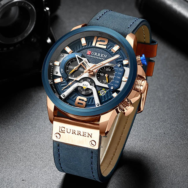 Curren Men's Sports Military Chronograph Watch 8329